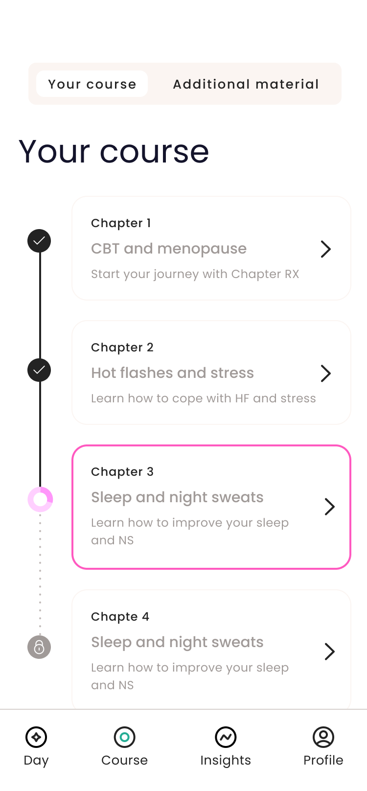 Chapter RX Course Overview