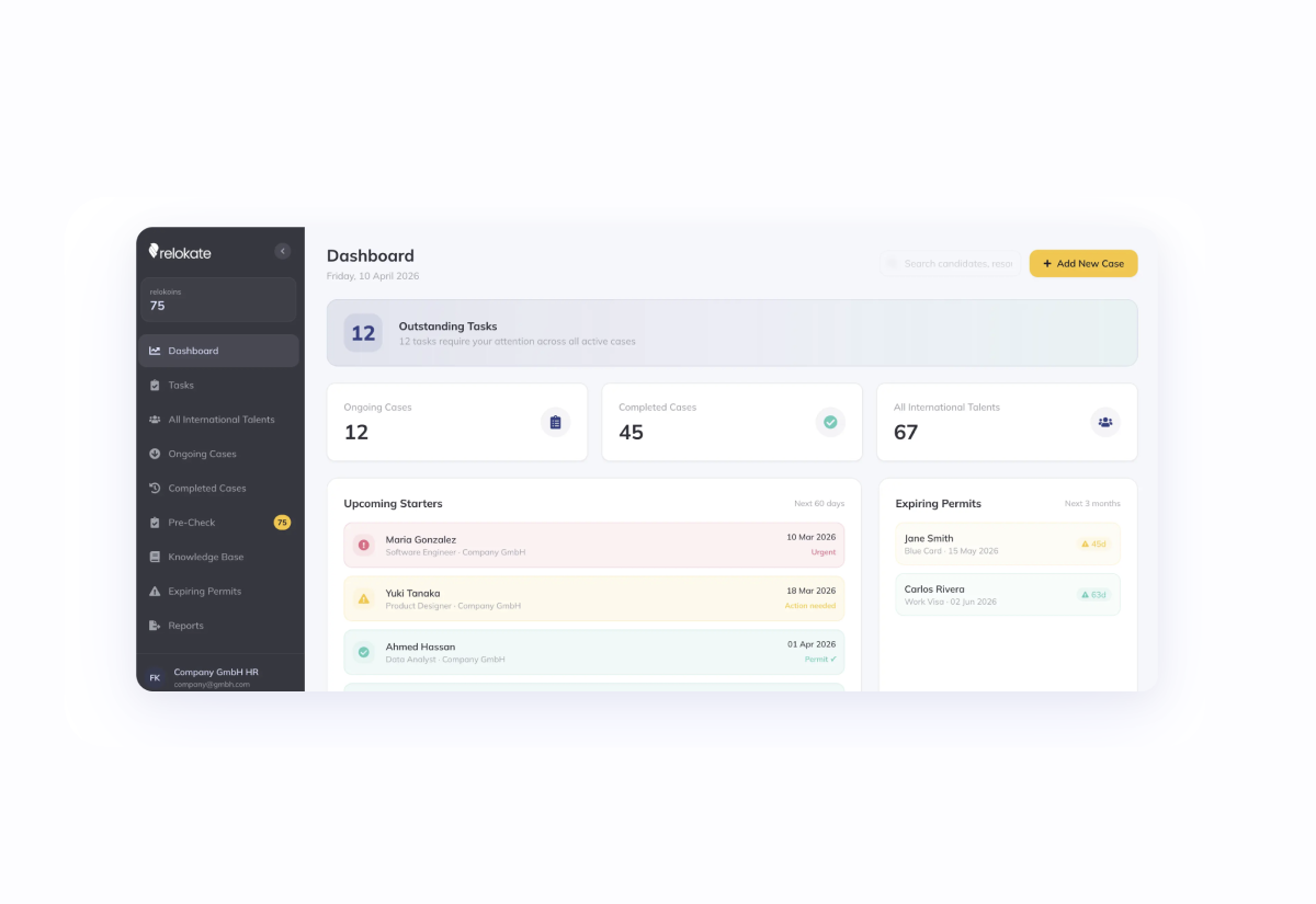Relokate Relocation software platform